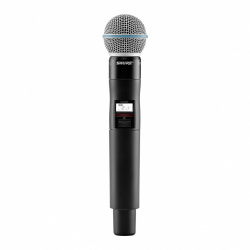Shure Micrófono Transmisor de Mano QLXD2-B58-G50, Inalámbrico, Negro 