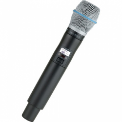 Shure Micrófono Transmisor de Mano QLXD2/B87A, Inalámbrico, Negro 