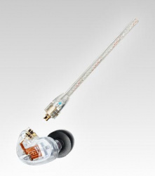 Shure Audífonos Intrauriculares SE535, Alámbrico, 1.62 Metros, 3.5mm, Transparente 