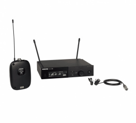 Shure Sistema Inalámbrico con Micrófono Lavalier SLXD14/85, Negro 