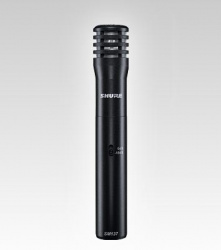 Shure Micrófono Condensador SM137-LC, Alámbrico, XLR-3, Negro 