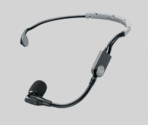 Shure Micrófono de Diadema Tipo Condensador SM35-TQG, Inalámbrico, XLR3, Negro/Gris 