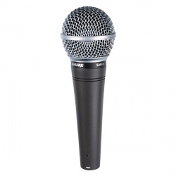 Shure Micrófono SM48-LC, Alámbrico, Negro 