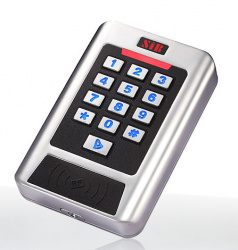 SIB Lector de Tarjetas con Teclado CC2EM, WG26, 2000 Usuarios, Negro/Plata 