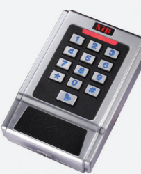 SIB Lector de Tarjetas con Teclado CC3MF, MIFARE, WG26, 2000 Usuarios, Negro/Plata 