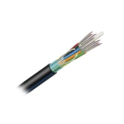 Siemon Cable Fibra Óptica 12 Hilos Multimodo OM4, 50/125µm, 1 Metro, Negro 