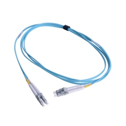 Siemon Cable Fibra Óptica Multimodo OM3 LC Macho - LC Macho, Núcleo 50µm, Cubierta 125µm, 1 Metro, Azul 