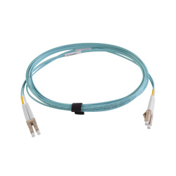 Siemon Cable Fibra Óptica Multimodo Dúplex OM4 LC Macho - LC Macho, 5 Metros, Aqua 