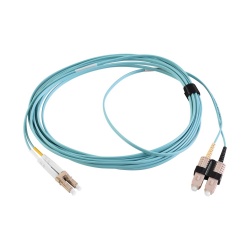 Siemon Cable Fibra Óptica Multimodo OM3 LC Macho - SC Macho, Núcleo 50µm, Cubierta 125µm, 5 Metros, Azul 