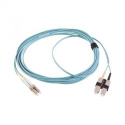 Siemon Cable Fibra Óptica OM3 LC Macho - SC Macho, 7 Metros, Aqua 
