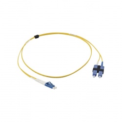 Siemon Cable Fibra Óptica Monomodo OS2 LC Macho - SC Macho, 5 Metros, Amarillo 