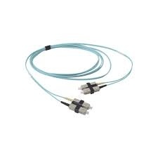 Siemon Cable Fibra Óptica Multimodo OM3 SC Macho - SC Macho, 3 Metros, Aqua 