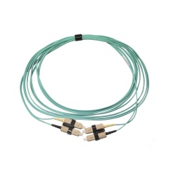 Siemon Cable Fibra Óptica OM3 SC Macho - SC Macho, 5 Metros, Aqua 