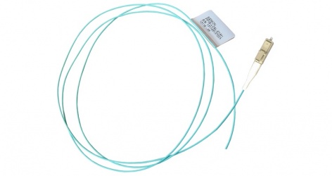 Siemon Cable Fibra Óptica Multimodo OM3 50µm/125µm LC Macho - Pigtail, 1 Metro, Turquesa 