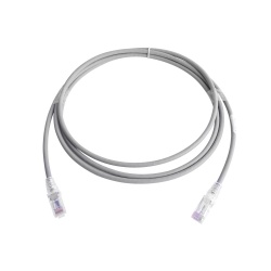 Siemon Cable Patch Cat6 UTP RJ-45 Macho - RJ-45 Macho, 2.1 Metros, Gris - Bulk 
