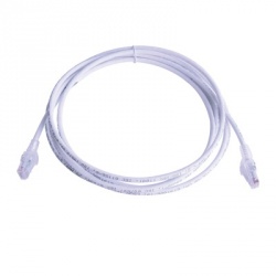 Siemon Cable Patch Cat6 UTP RJ-45 Macho - RJ-45 Macho, 3 Metros, Blanco - Bulk 