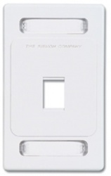 Siemon Tapa para Pared RJ-45, 1 Puerto, Blanco 