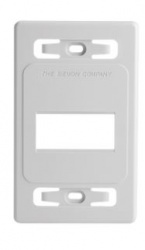 Siemon Placa de Pared MAX de 1 Puerto, RJ-45, Blanco 