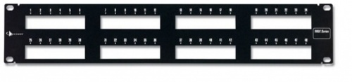 Siemon Panel de Parcheo Modular Plano MAX, 48 Puertos Vacíos, 2U, Negro 