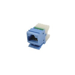 Simon Jack de Red Cat6 UTP MAX, RJ-45, Azul/Blanco 