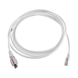 Siemon Cable Patch Cat6a TERA Macho - RJ-45 Macho, 10 Metros, Blanco 