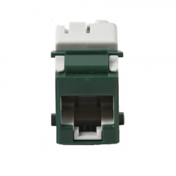 Siemon Jack de Red Modular Cat5e UTP, Tipo Keystone, RJ-45, Verde 