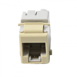 Siemon Jack de Red Cat6a UTP, Montaje Hibrido, RJ-45, Blanco 