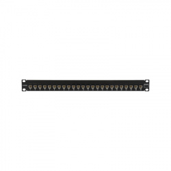 Siemon Panel de Parcheo Ultra-MAX Cat5e, 24 Puertos, 1U, Negro 