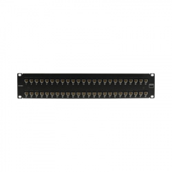Siemon Panel de Parcheo UltraMAX Cat6, 48 Puertos Precargados, 2U, Negro 