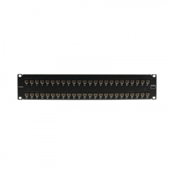 Siemon Panel de Parcheo UltraMAX Cat6a, 48 Puertos Precargados, 2U, Negro 