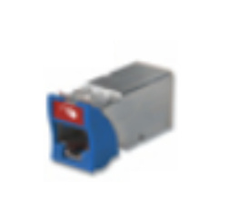 Siemon Jack de Red Cat6 UTP, Montaje Hibrido, RJ-45, Azul 