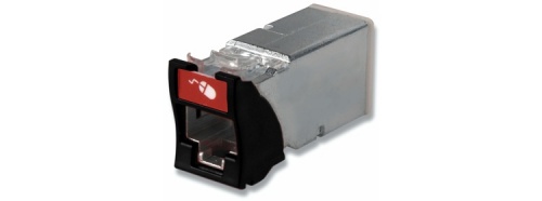 Siemon Jack de Red Z-MAX Cat6A, RJ-45, Negro 