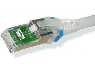 Siemon Cable Patch Cat6a STP RJ-45 Macho - RJ-45 Macho, 1.5 Metros, Blanco - Bulk 
