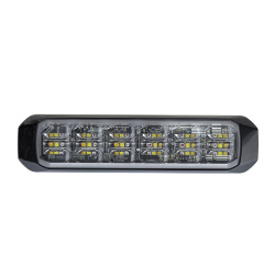 SIGNALPRO Luz Auxiliar LED para Interior/Exterior SP18RWA, Rojo/Ámbar Claro 
