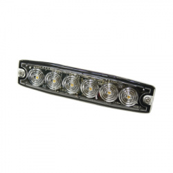 SIGNALPRO Luz Auxiliar LED para Interior/Exterior SPL6A, Ámbar 