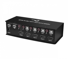 Siig Switch KVM CE-KV0612-S1, 4 Puertos USB/HDMI 