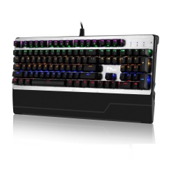 Teclado Gamer SIIG JK-US0M12-S1 RGB, Teclado Mecánico, Alámbrico, Negro (Inglés) 