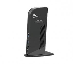 SIIG Docking Station JU-DK0111-S1, USB 3.2, 3x USB 3.2, 4x USB 2.0, 1x HDMI, 1x DVI, Negro 