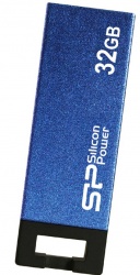 Memoria USB Silicon Power Touch 835, 32GB,USB 2.0, Azul 