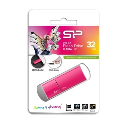 Memoria USB Silicon Power Ultima U05, 32GB, USB 2.0, Rosa 