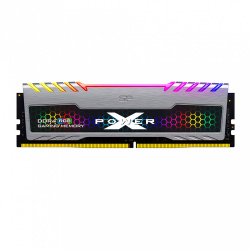 Kit Memoria RAM Silicon Power Turbine RGB DDR4, 3600MHz, 32GB (2 x 16GB), Non-ECC, CL18, XMP, Plata 