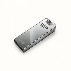 Memoria USB Silicon Power Touch T03, 64GB, USB 2.0, Plata 