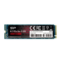 SSD Silicon Power P34A80 NVMe, PCI Express 3.0, 256GB, M.2 