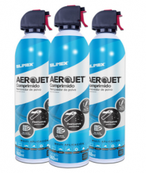 Silimex Aire Comprimido Aerojet, 660 ml, 3 Piezas 