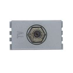 Simon Toma Coaxial 25476-33, 1 Puerto, Alumino 