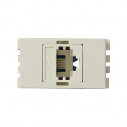 Simon Toma Informática 25482-31, 1 Puerto Cat6, Marfil 