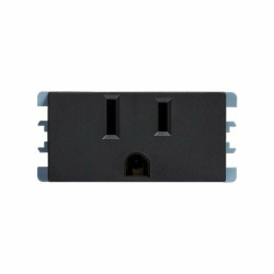 Simon Tomacorriente 2600422-038, 1 Enchufe, 127V, 15A, Grafito 