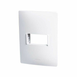 Simon Placa de Pared 2600611-030, 1 Puerto, Blanco 