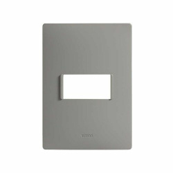 Simon Placa de Pared 2600611-035, 1 Puerto, Plomo 