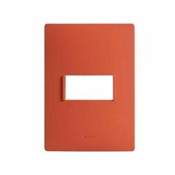 Simon Placa de Pared 2600611-097, 1 Puerto, Rojo Coral 